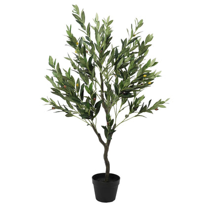 Artificial Olive Tree with Olives 125cm Full View