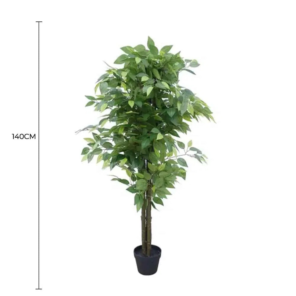 Lifelike 140cm Artificial Bushy Ficus Tree