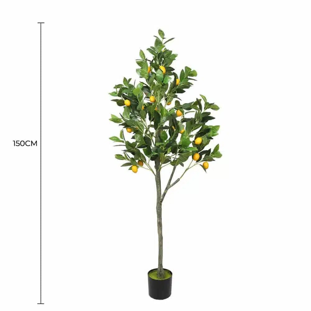 Lifelike 150cm Artificial Lemon Tree with Lemons