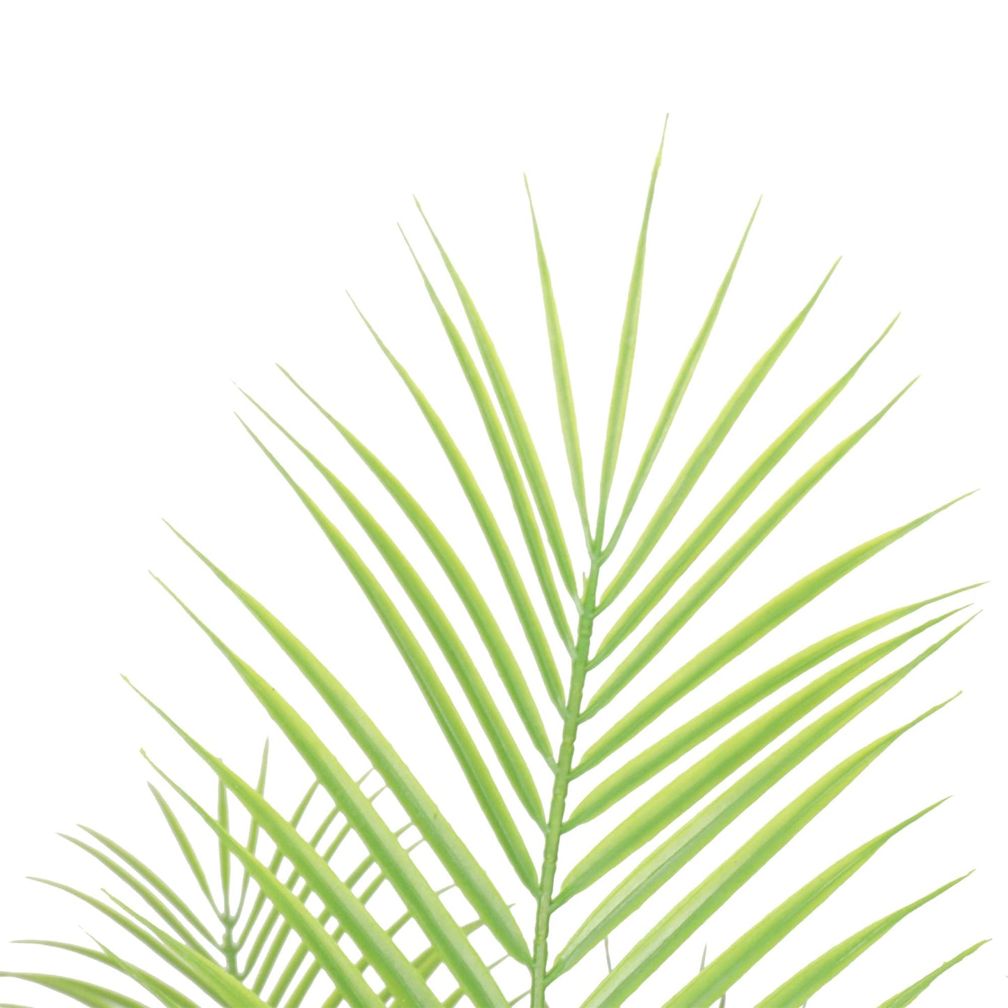 Artificial Modern Bushy Areca Fern Tree 120cm Close up of leaf