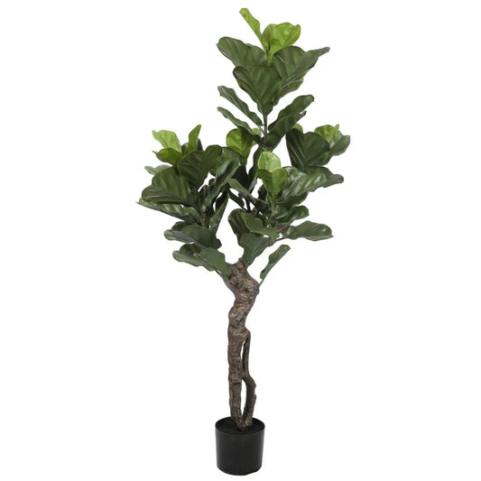 Premium Handcrafted Artificial Fiddle Leaf Fig Tree 150cm Full view