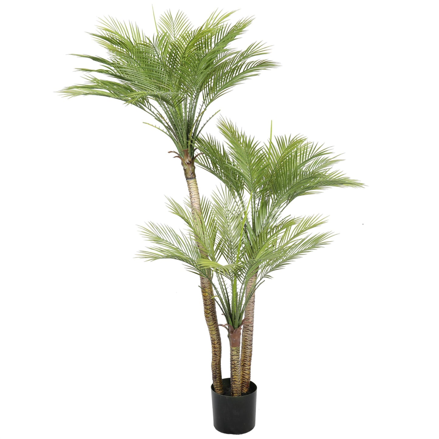 Artificial Parlour Palm Tree 180cm Multi Trunk UV Resistant Full view