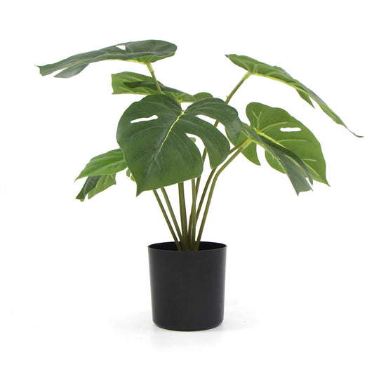 Lifelike 35cm Artificial Split Leaf Philodendron