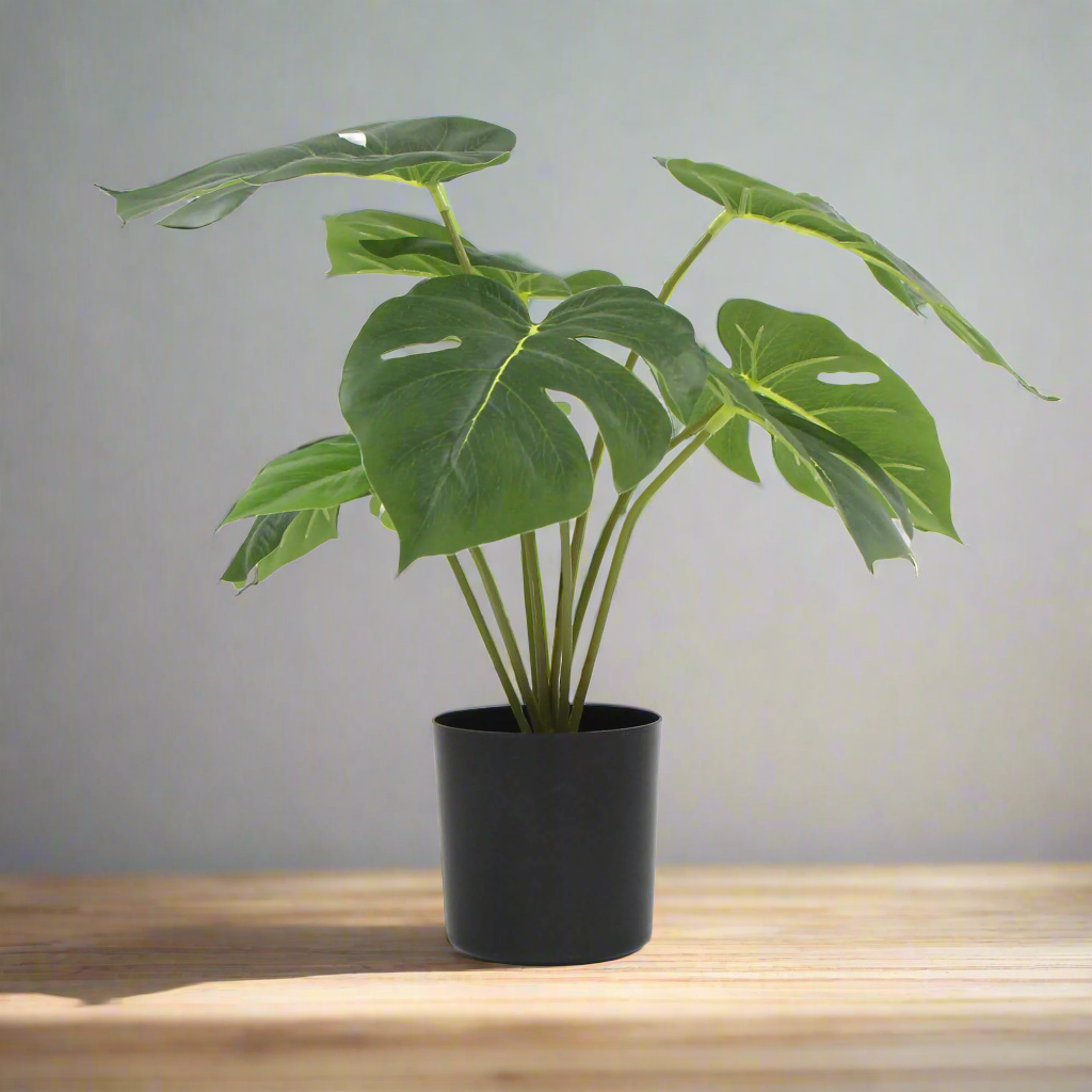 Lifelike 35cm Artificial Split Leaf Philodendron