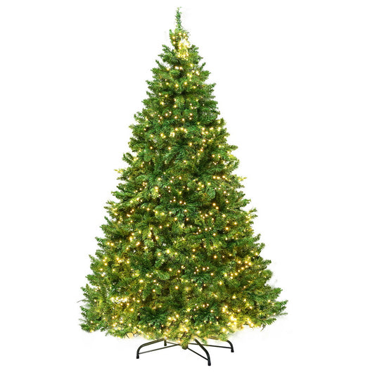 Artificial Christmas Tree 1.8m LED Decorations 874 Tips