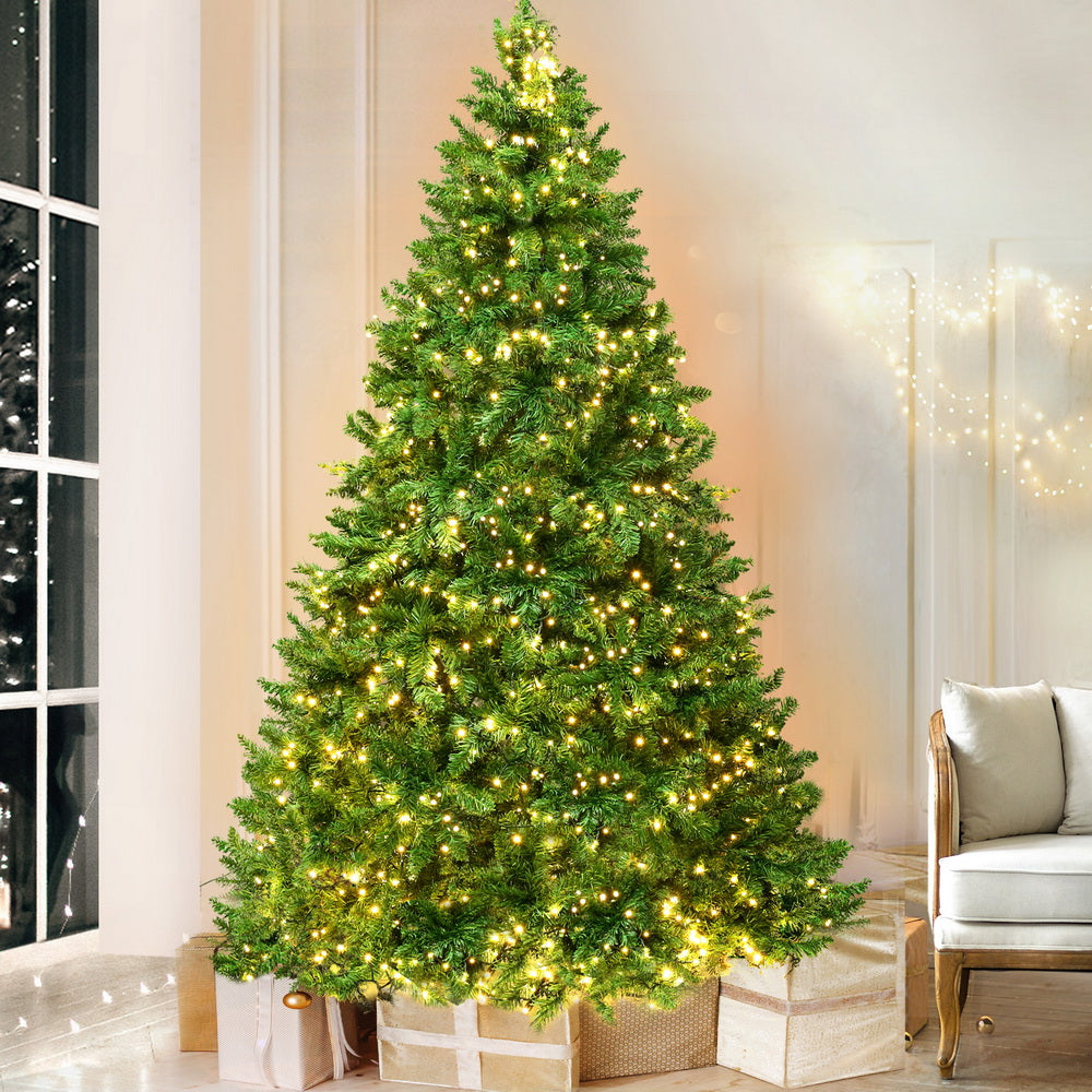 Artificial Christmas Tree 2.4m Decorations 1488 LEDs