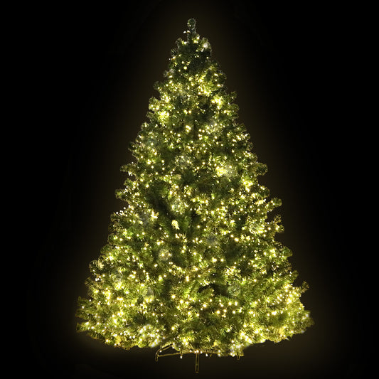 Artificial Christmas Tree 1.8M Decorations 1980 LEDs 8 Light Mode