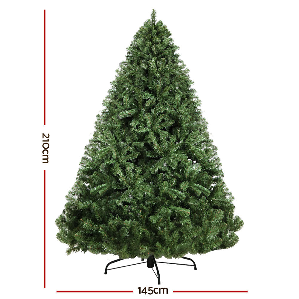 Artificial Christmas Tree 2.1M Green 1250 Tips