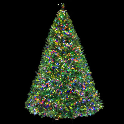 Artificial Christmas Tree 2.4M Decoration 8 Colour Light Mode