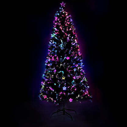 Artificial Christmas Tree 1.8m Optic Fibre LED Multi Colour