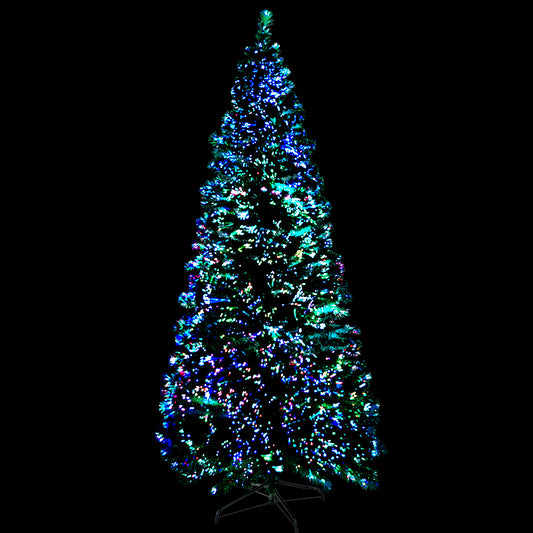 Artificial Christmas Tree 1.8m Optic Fibre LED Warm White