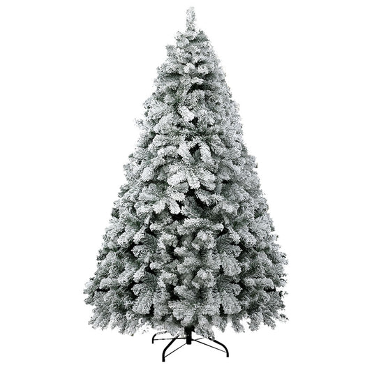 Artificial Christmas Tree 1.8m Snow Flocked Decorations 468 Tips