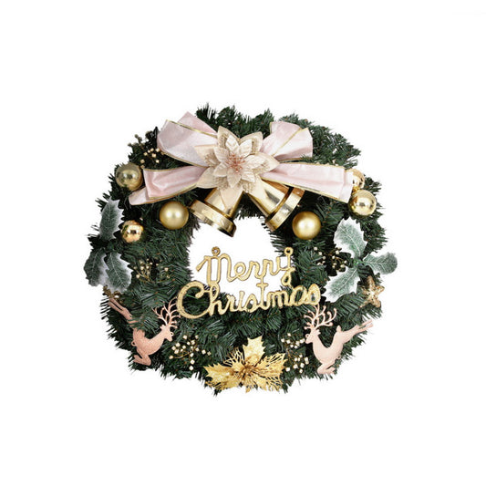 Artificial Christmas Wreath 60cm Flowers Baubles