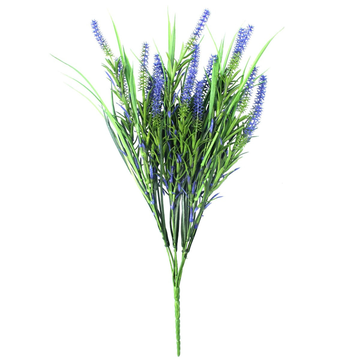 Artificial Long Stem Purple Lavender Plant 50cm full view