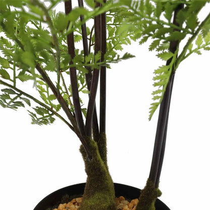 Lifelike 90cm Natural Fern Artificial Tree Close up of trunk