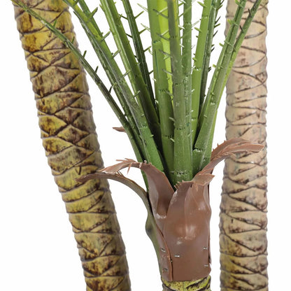 Artificial Parlour Palm Tree 180cm Multi Trunk UV Resistant Close up of stems and trunk