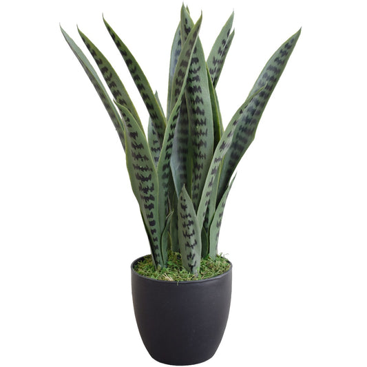 Lifelike 60cm Artificial Snake Plant UV Resistant