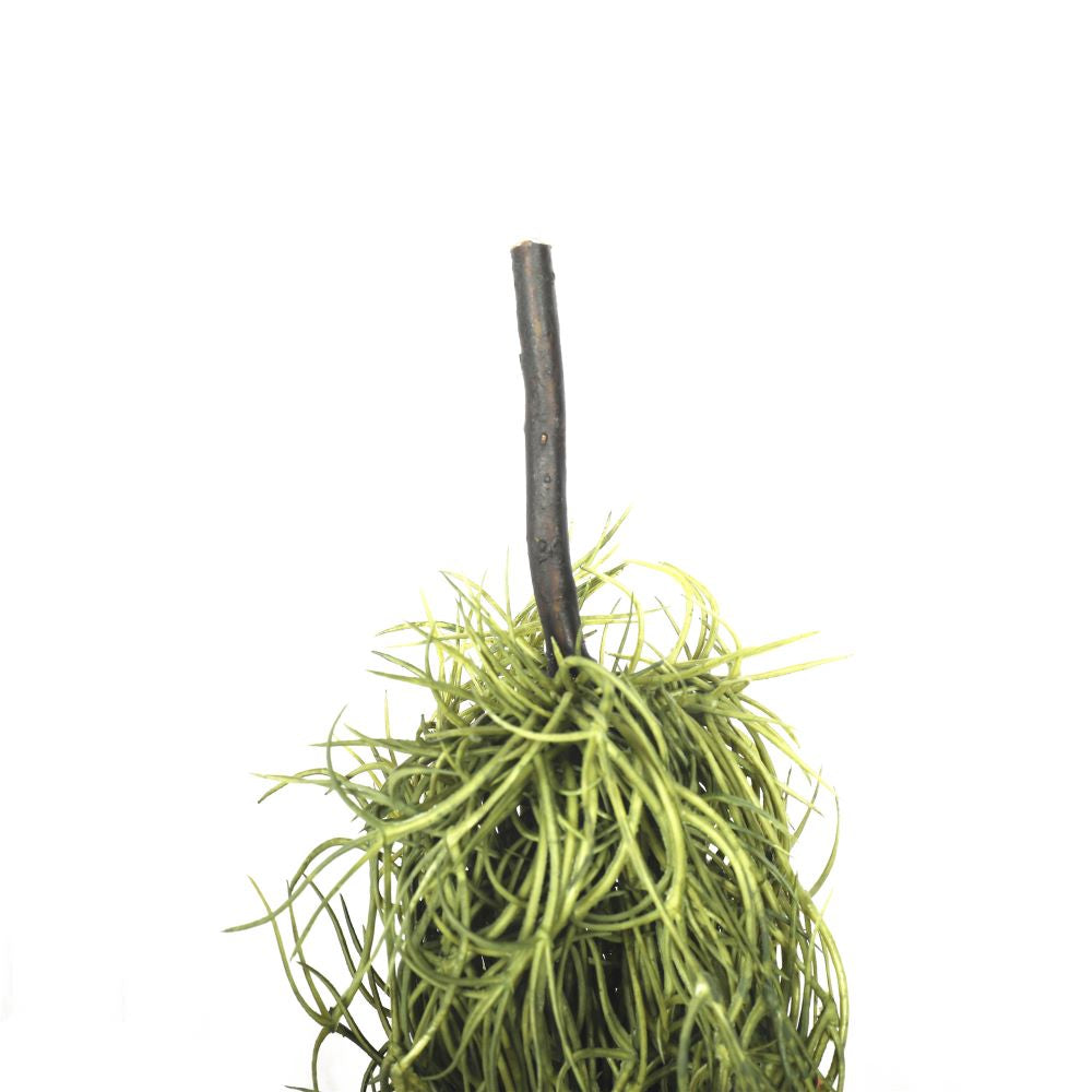 Artificial Air Plant Spanish Moss - Old Man Beard 60cm Stem Close up of stem