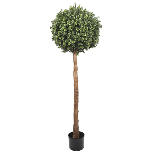 Artificial Single Ball Topiary Faux Tree 150cm UV Resistant Full view