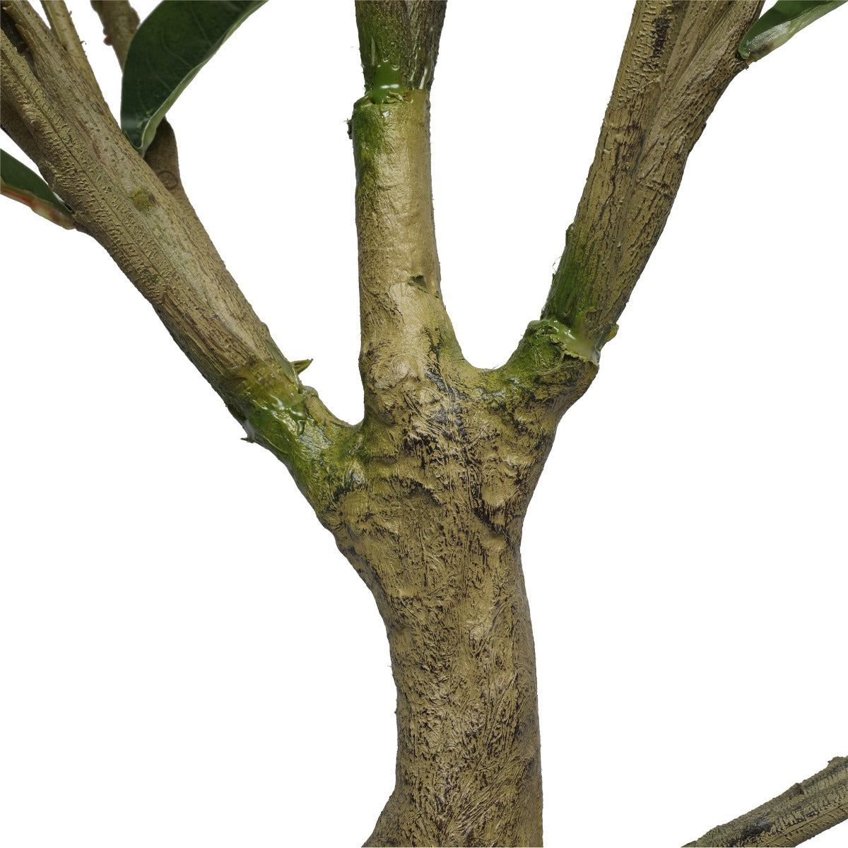 Faux White Flowering Magnolia Tree with Pot 130cm Close up of trunk