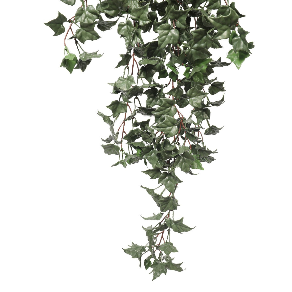 Lifelike 80cm Hanging English Ivy Bush Stem UV Resistant Close up of leaves