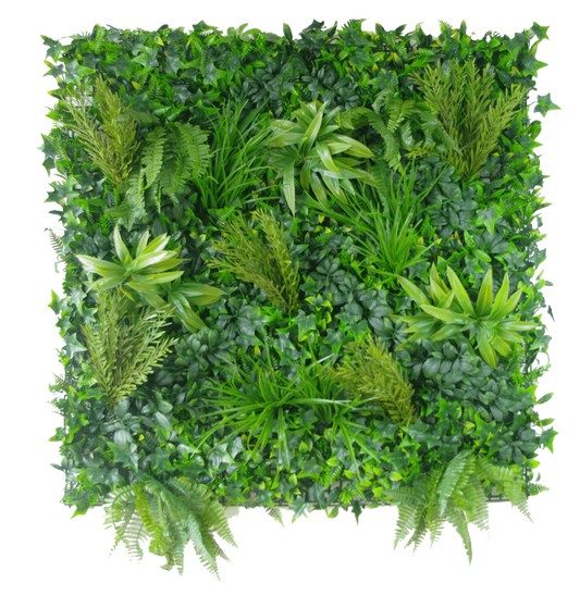  Lifelike Native Tea Tree Artificial Vertical Green Wall UV Resistant 100cm x 100cm Full view